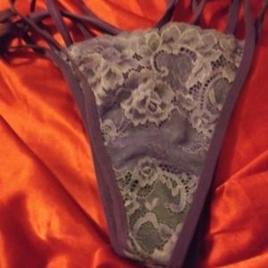 💕1pr lot Purple thong g string panties nwot